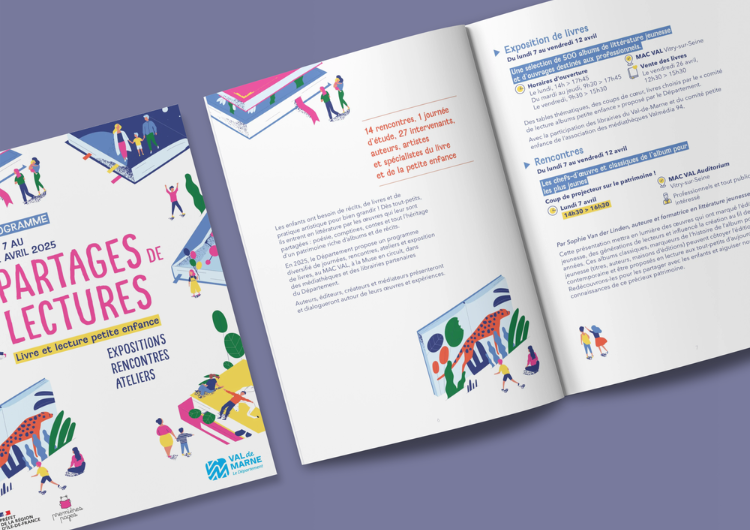 Conception des outils pour l’événement « Partages de lectures »
