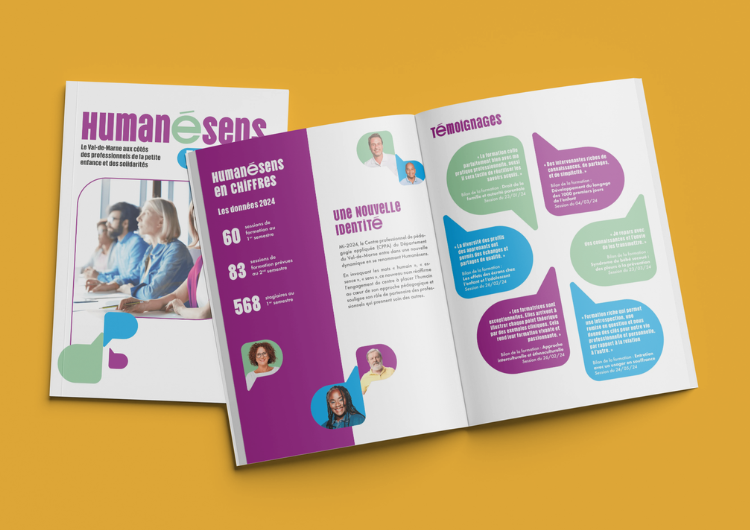 Naming, identité et conception d’outils pour le centre de formation « Humanésens »