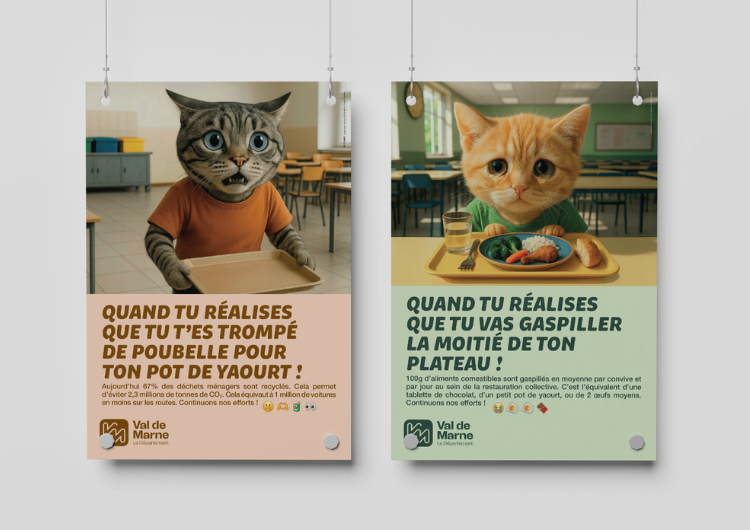Conception d’une campagne anti-gaspi pour les cantines des collèges du Département