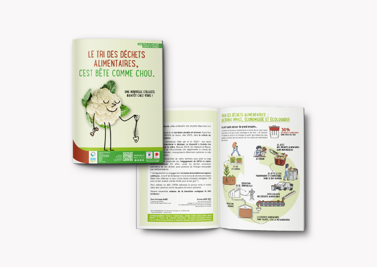 Conception d'une campagne sur le tri des déchets alimentaires