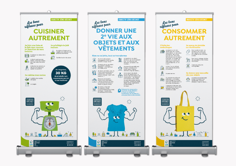 Conception d'outils pédagogiques sur les bons réflexes zéro déchet