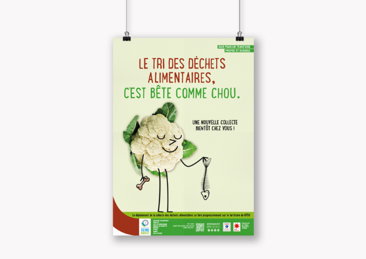 Conception d'une campagne sur le tri des déchets alimentaires