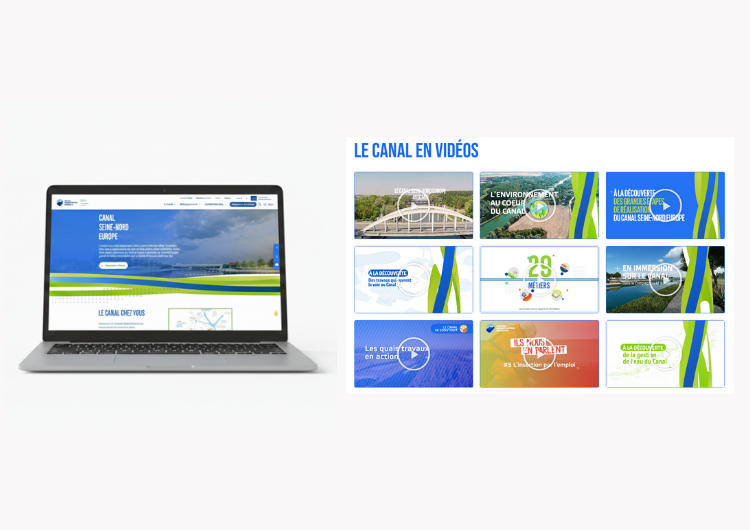 Refonte graphique et des contenus du site web, communication audiovisuelle