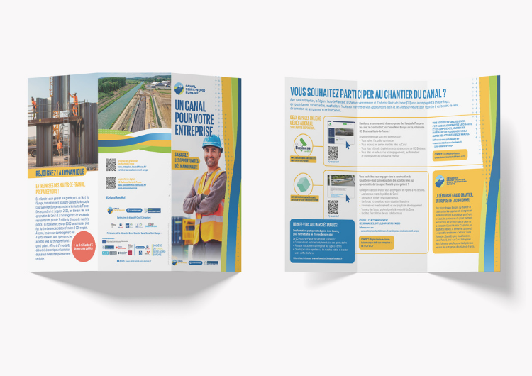 Déclinaison de l’univers graphique et conception d’outils de communication pour la « démarche grand chantier »