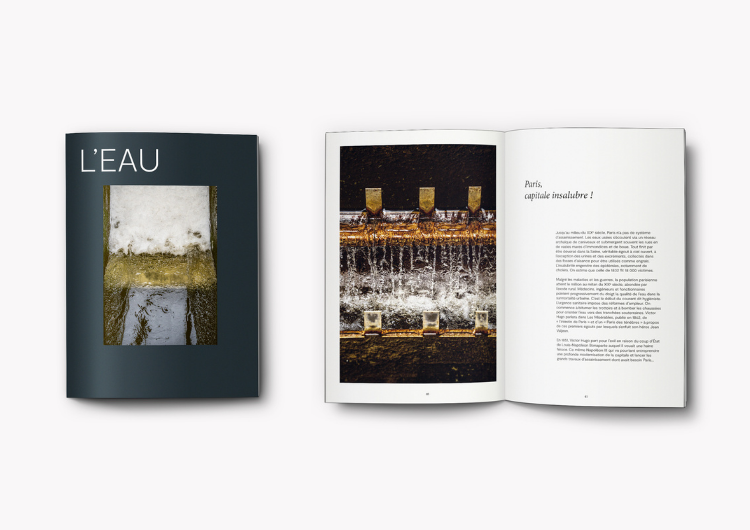 Conception du livre « L’Eau »