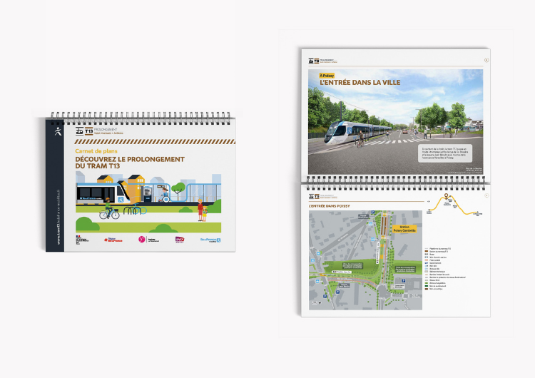 Travail d’illustrations, infographies et cartographies (dont carnets de plans)