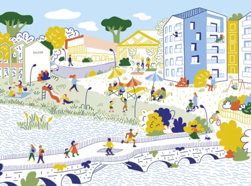 Illustration du territoire de l'EPAMSA