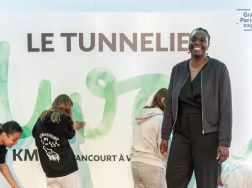 Photo de l'événement pour le tunnelier de la ligne 18