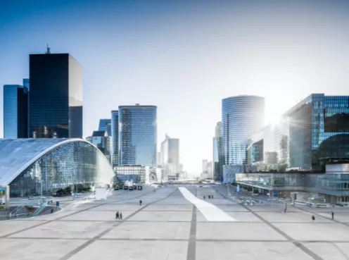 Photographie du quartier de La Défense